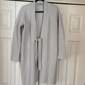 Vince Light Gray Women's Cardigan